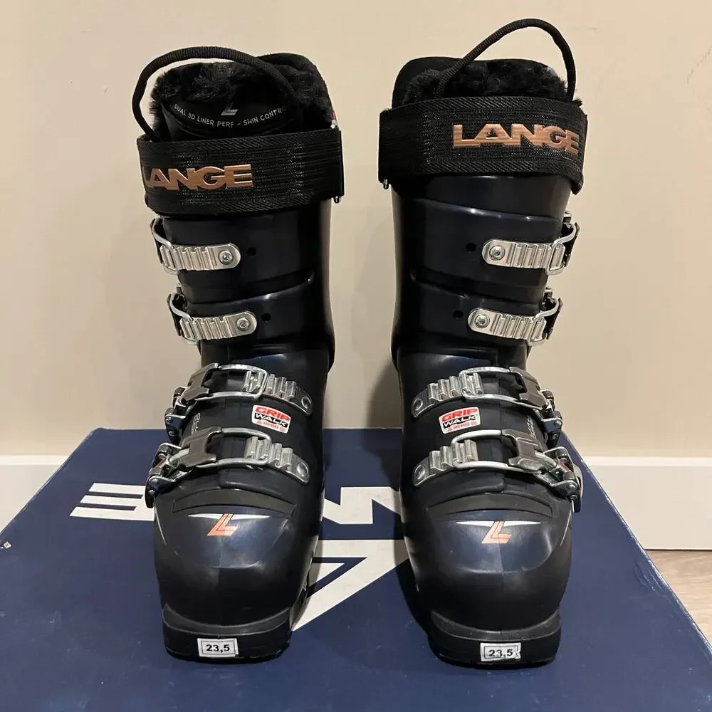 LANGE Boots Womens 23.5 RX 90 W LV GW Snow Ski Thinsulate Shadow Blue Italy